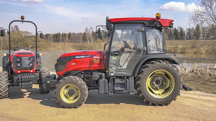 Минитрактор Solis-Gold | Солис-Голд 60GС A/С 4x4 12+12 Carraro Radial аgri 280-70R18 / 360-70R28 (с ПСМ)